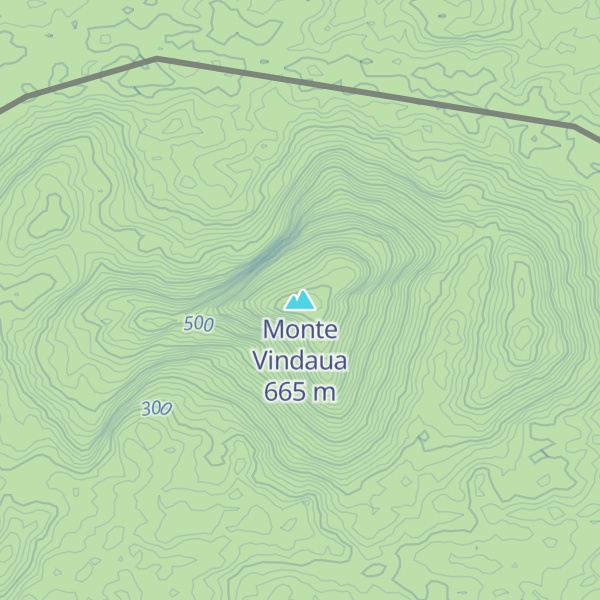 Map of Monte Vindaua