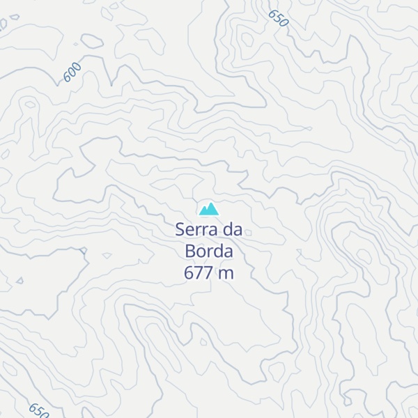 Map of Serra da Borda