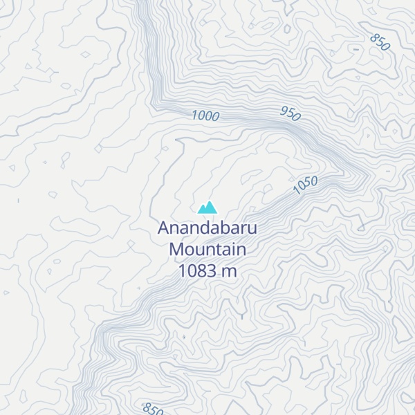 Map of Anandabaru Mountain
