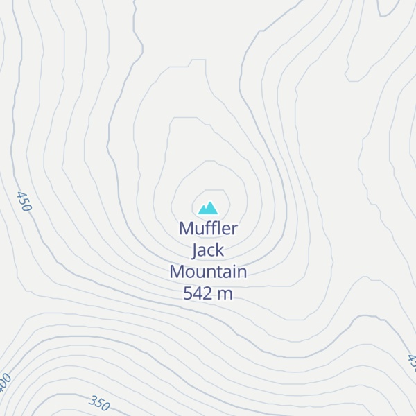 Map of Muffler Jack Mountain