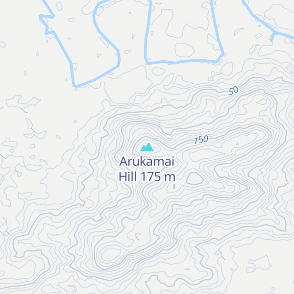 Map of Arukamai Hill