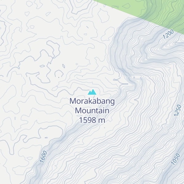 Map of Morakabang Mountain