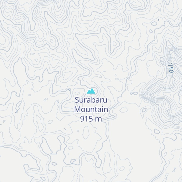 Map of Surabaru Mountain