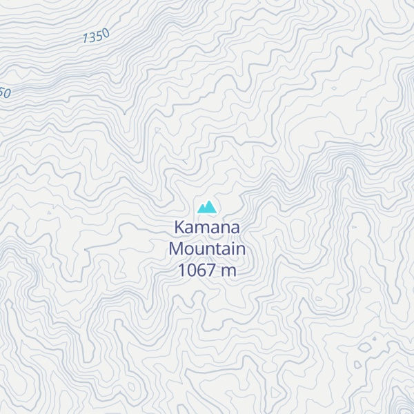 Map of Kamana Mountain