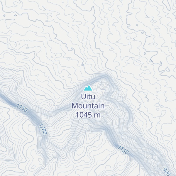Map of Uitu Mountain