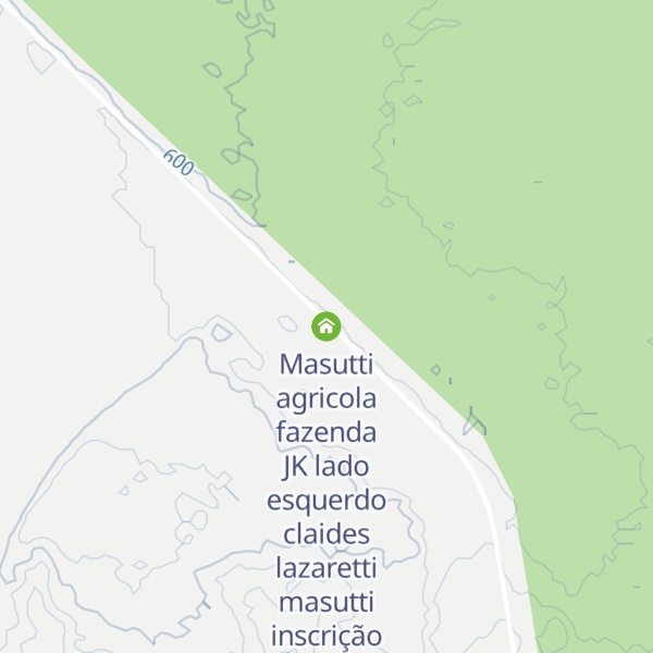 Map of Masutti agricola fazenda JK lado esquerdo claides lazaretti masutti inscrição 132831651 município comodoro BR 174 km 565