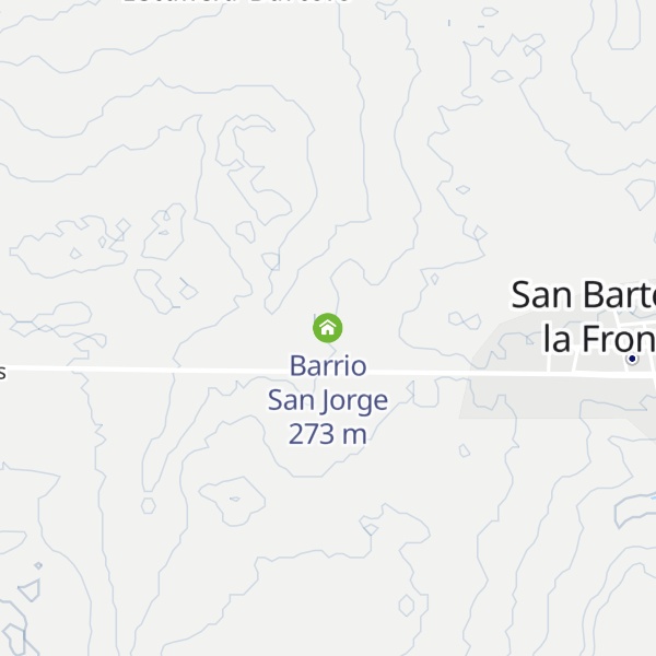 Map of Barrio San Jorge
