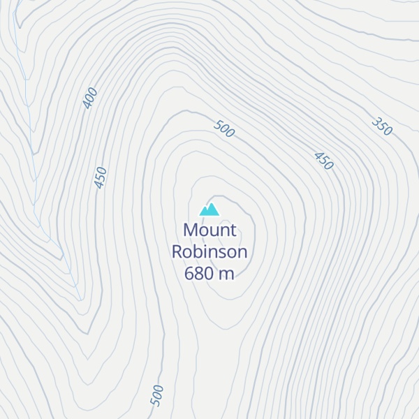 Map of Mount Robinson