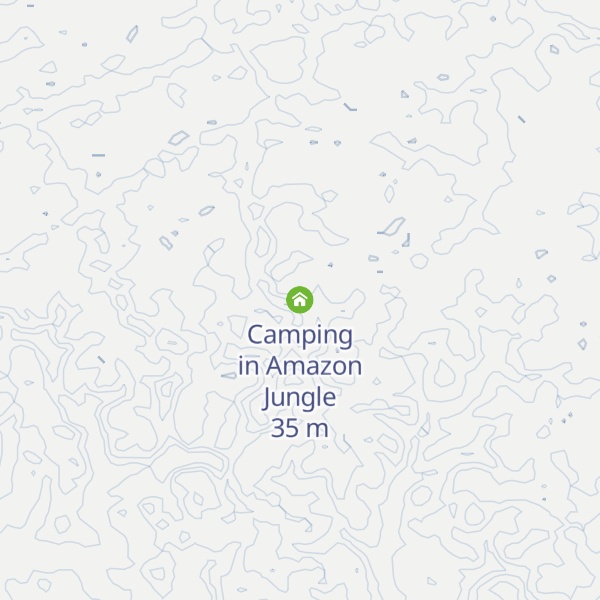 Map of Camping in Amazon Jungle
