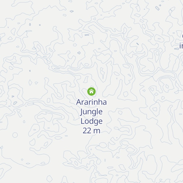 Map of Ararinha Jungle Lodge