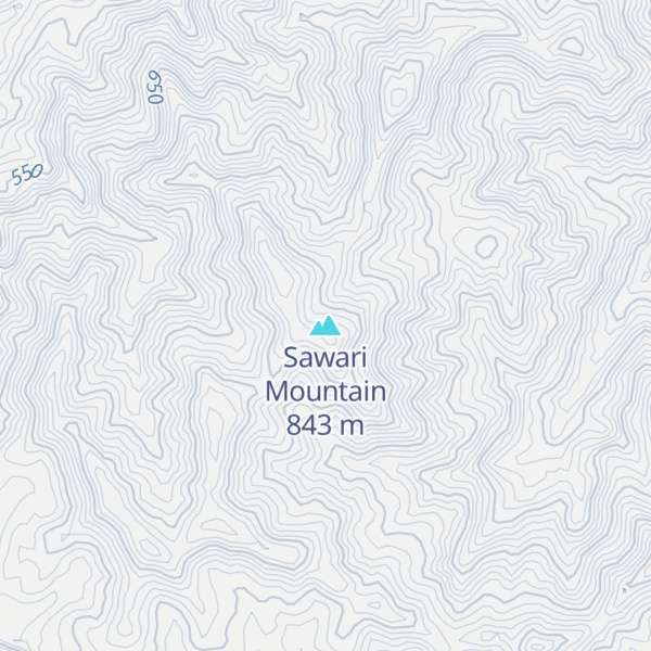 Map of Sawari Mountain
