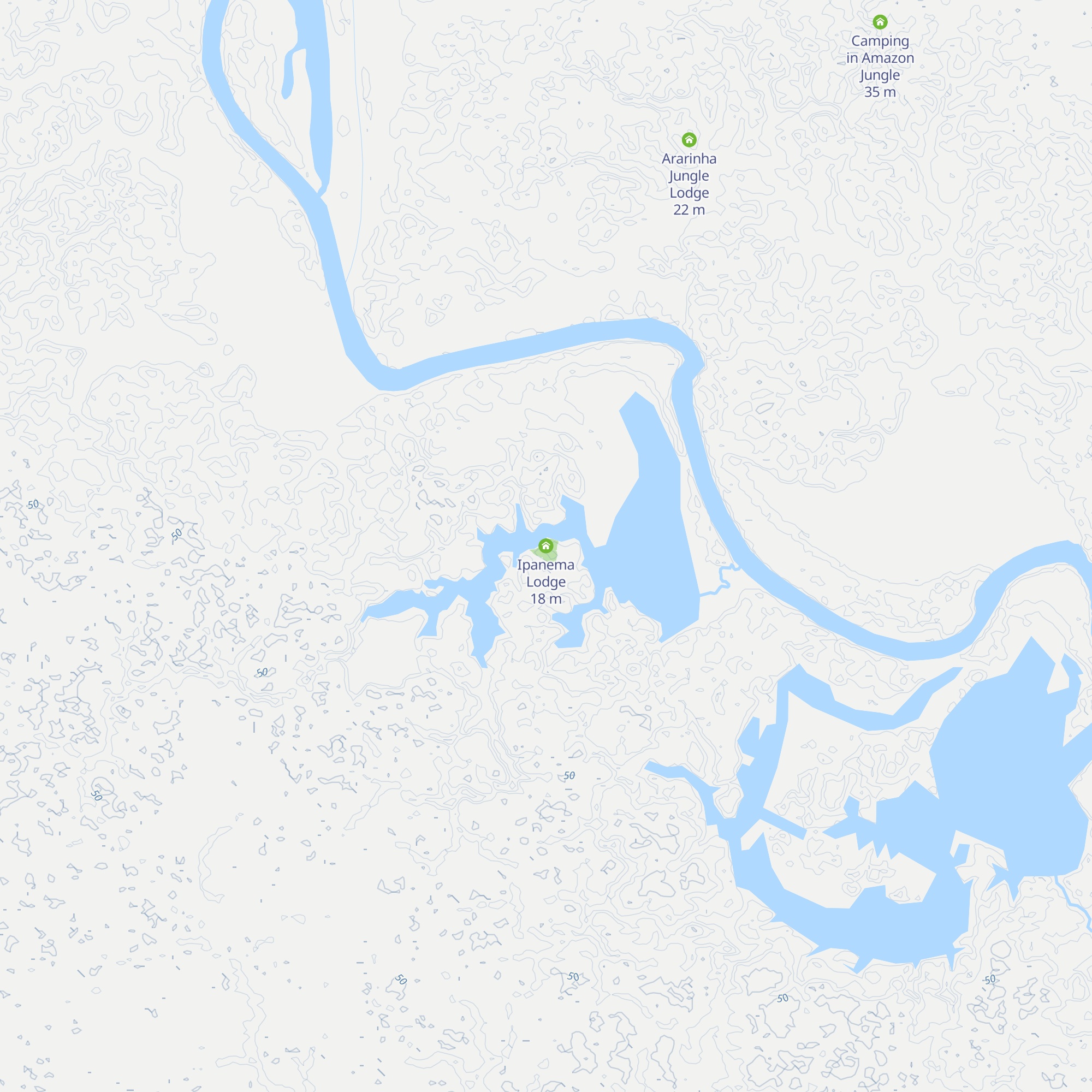 Ipanema Lodge map