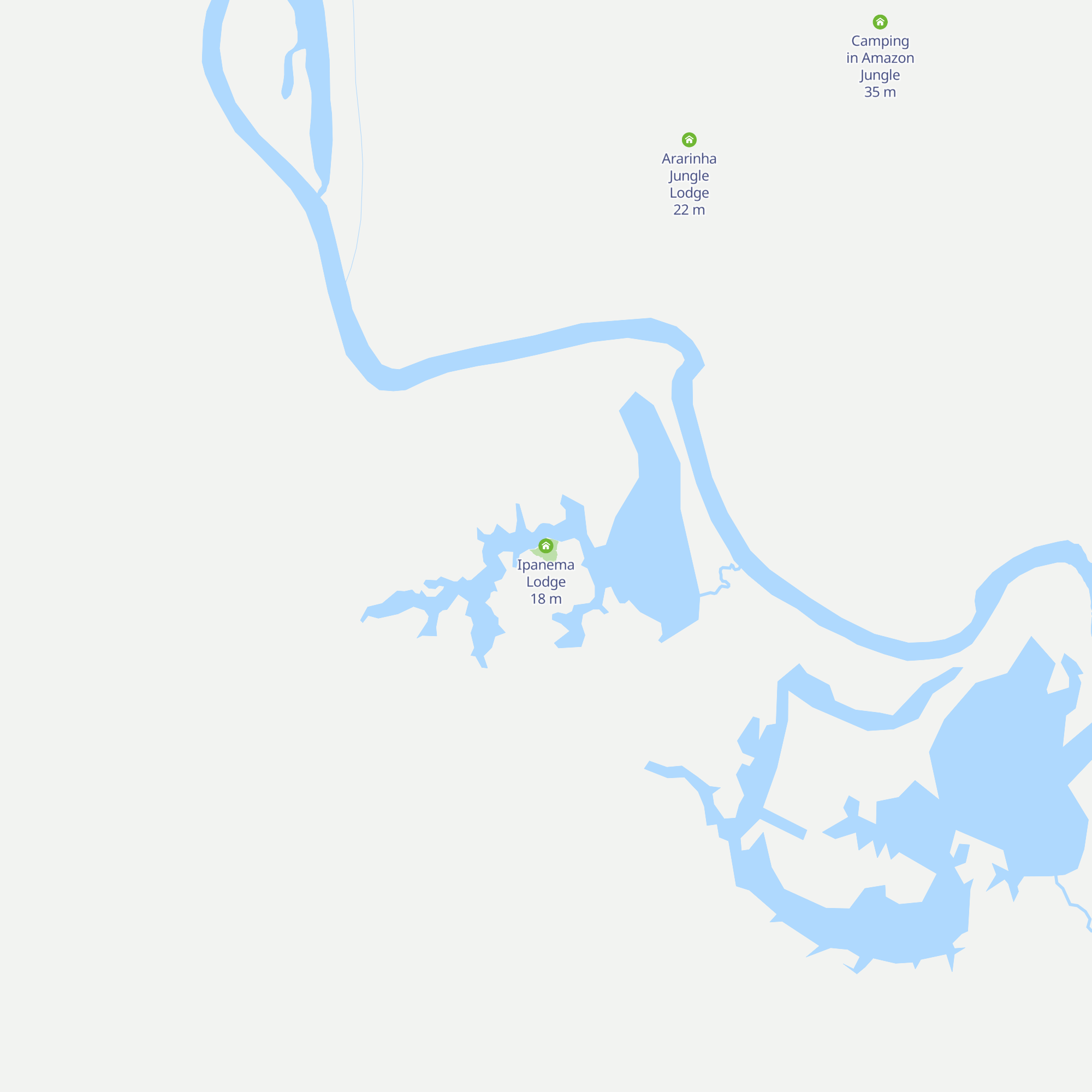 Ipanema Lodge map