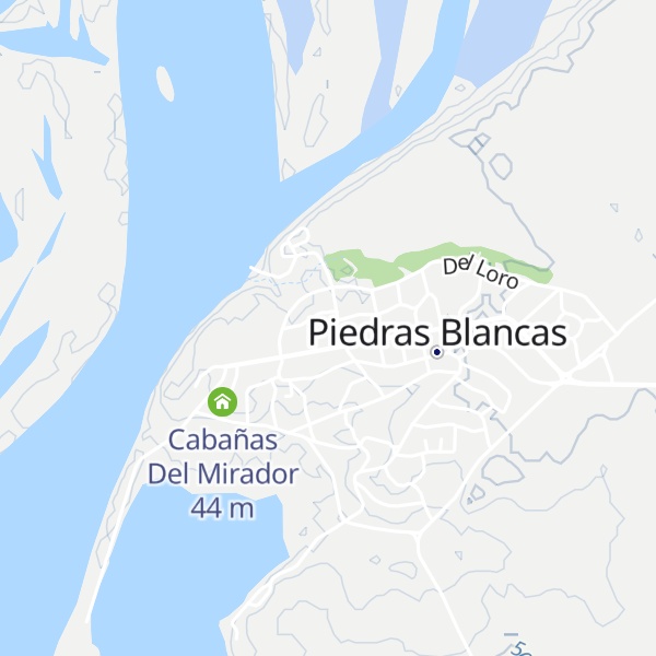 Map of Cabañas Los Ceibos