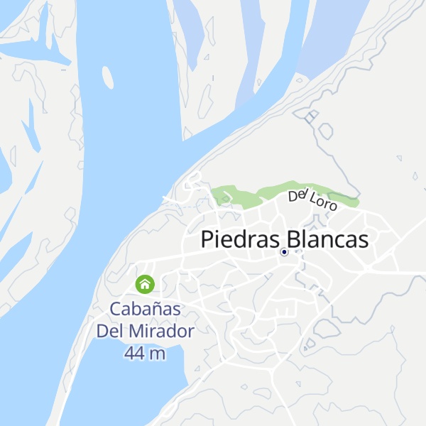 Map of Cabañas Juan B
