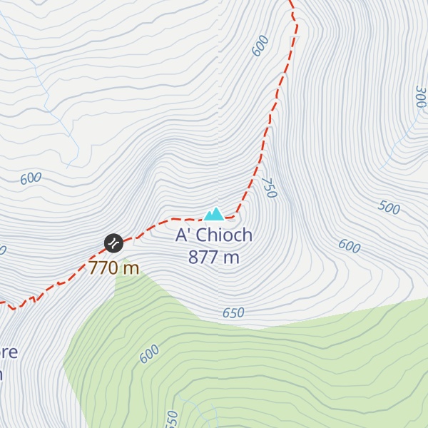 Map of A' Chioch