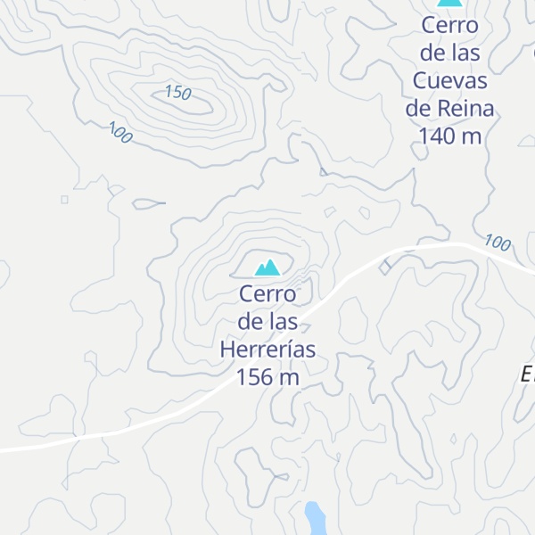 Map of Cerro de las Herrerías