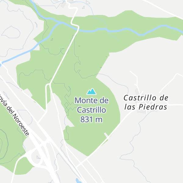 Map of Monte de Castrillo