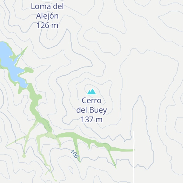 Map of Cerro del Buey