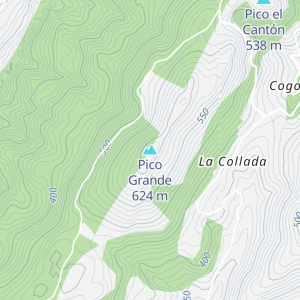 Map of Pico Grande