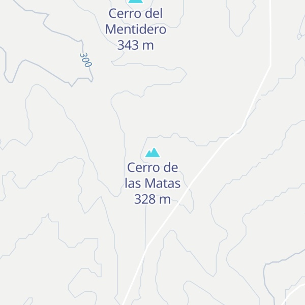 Map of Cerro de las Matas