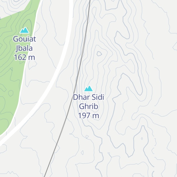 Map of Dhar Sidi Ghrib
