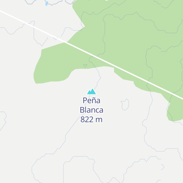 Map of Peña Blanca