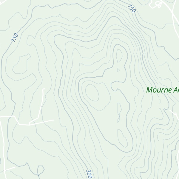 Map of Tullynasoo Mountain