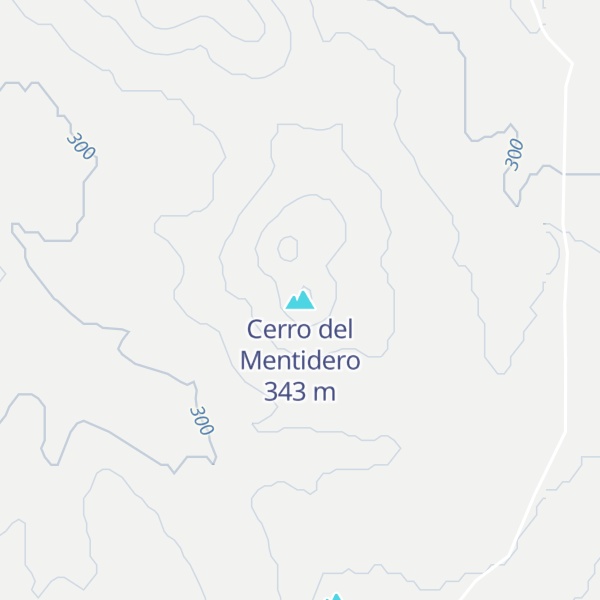 Map of Cerro del Mentidero
