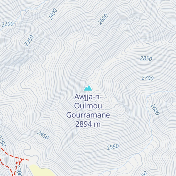 Map of Awjja-n-Oulmou Gourramane