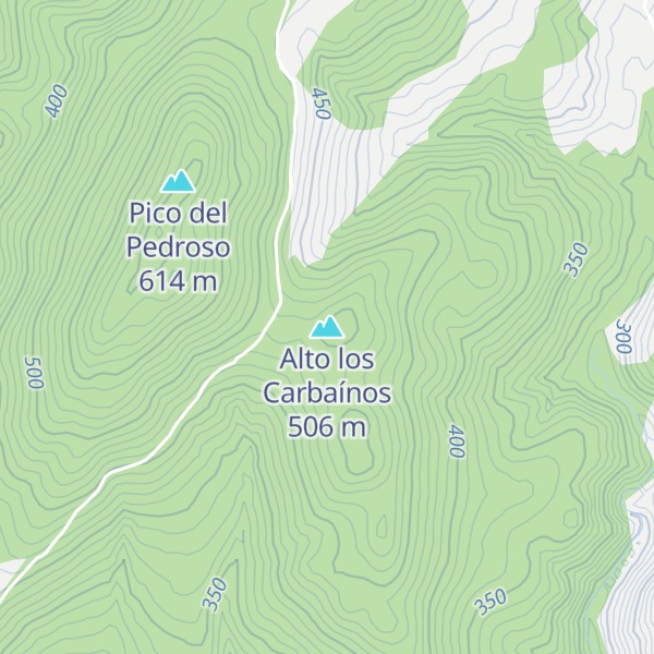 Map of Alto los Carbaínos