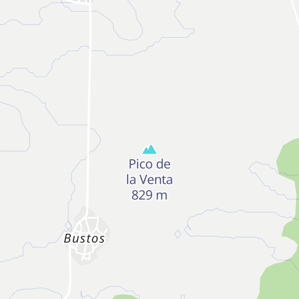 Map of Pico de la Venta