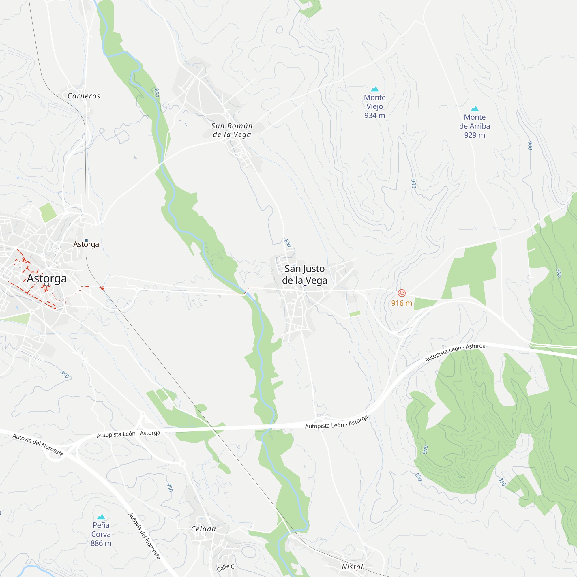 Refugio Amanecer map
