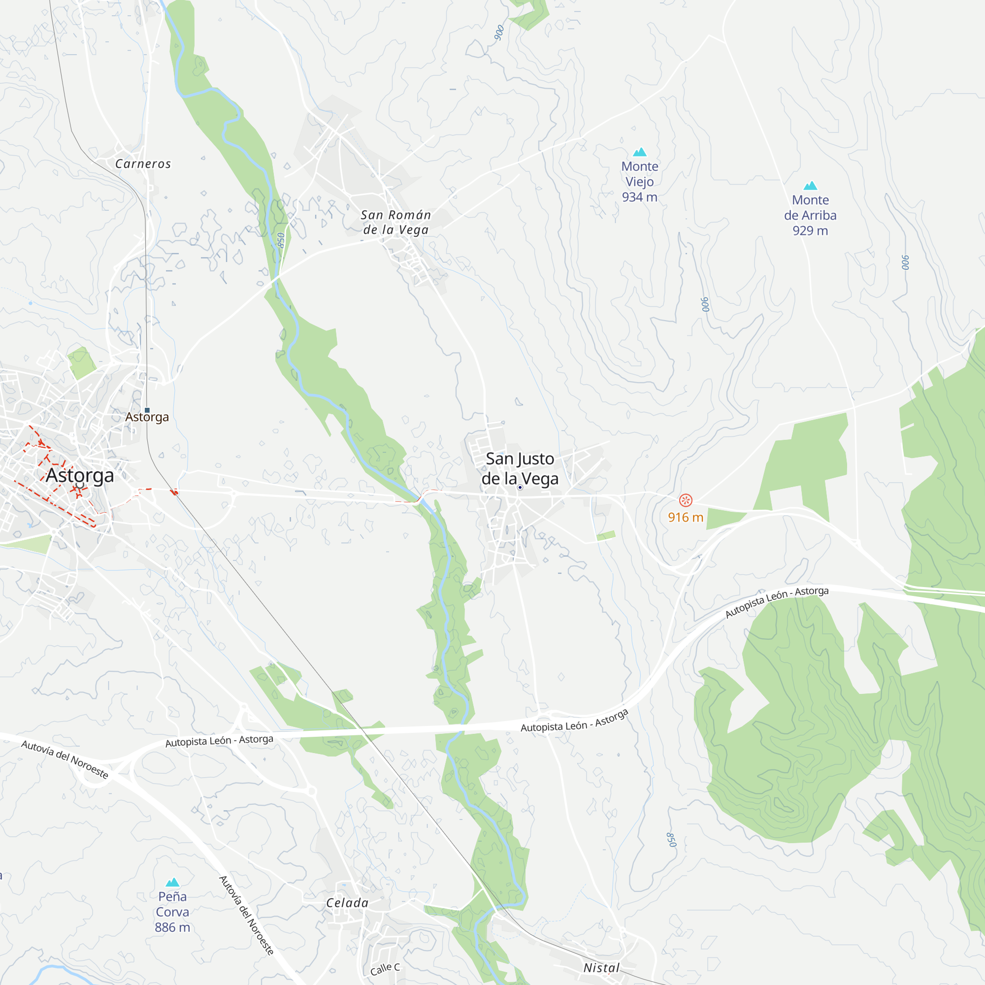 Refugio Amanecer map