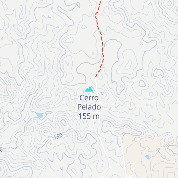 Map of Cerro Pelado