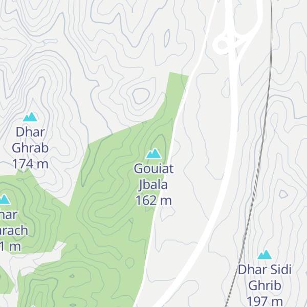 Map of Gouiat Jbala