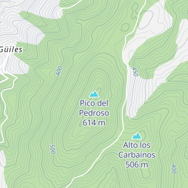 Map of Pico del Pedroso