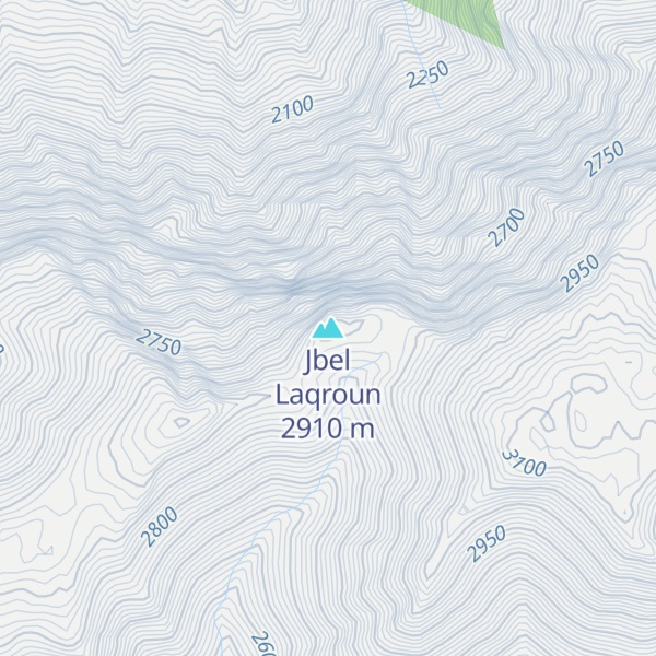 Map of Jbel Laqroun