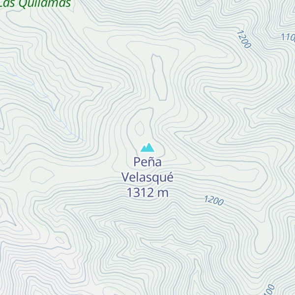 Map of Peña Velasqué