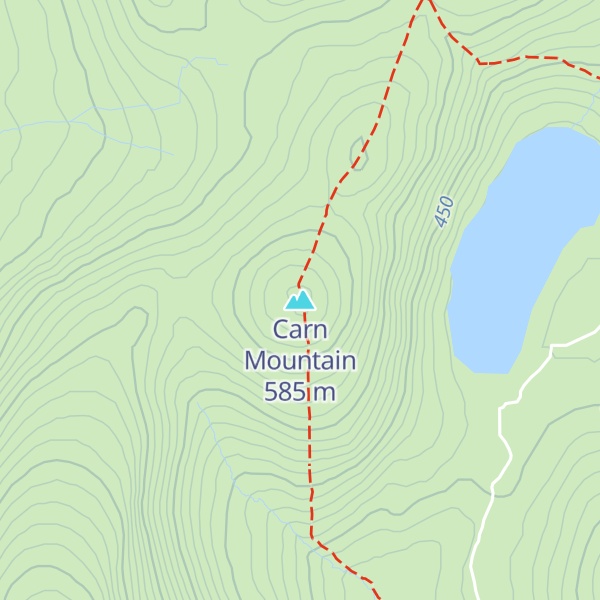 Map of Carn Mountain
