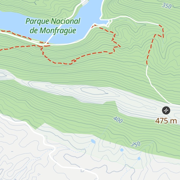 Map of Monfragüe