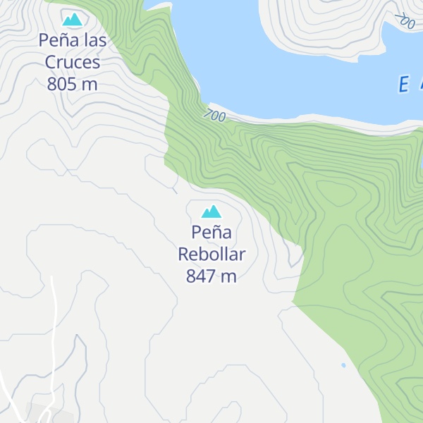 Map of Peña Rebollar