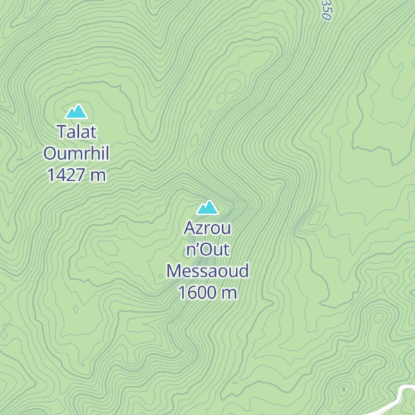 Map of Azrou n’Out Messaoud