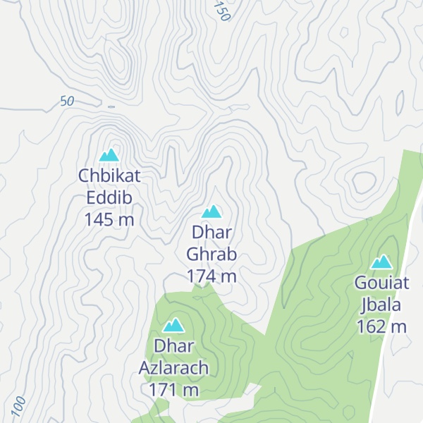Map of Dhar Ghrab