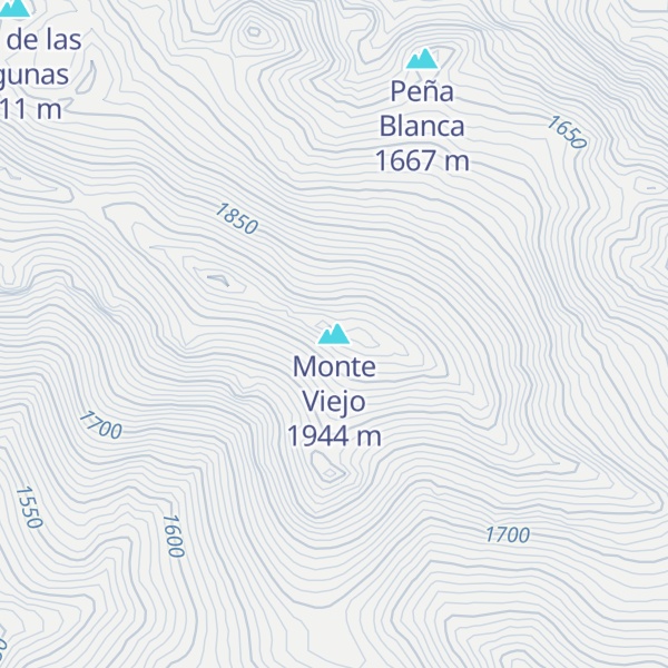 Map of Monte Viejo