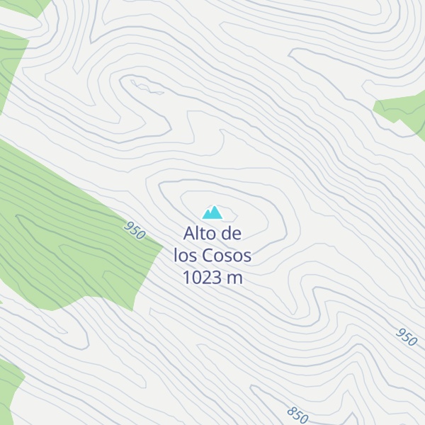 Map of Alto de los Cosos