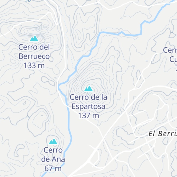 Map of Cerro de la Espartosa