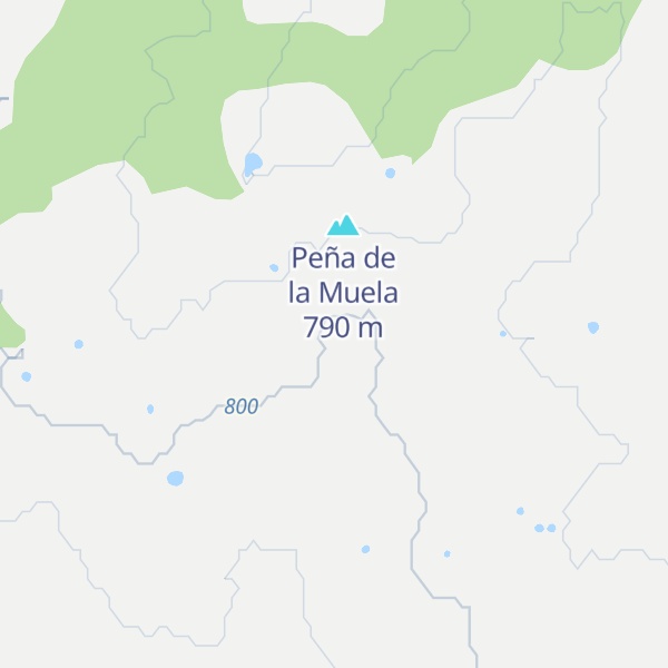 Map of Cerro de los Majadales