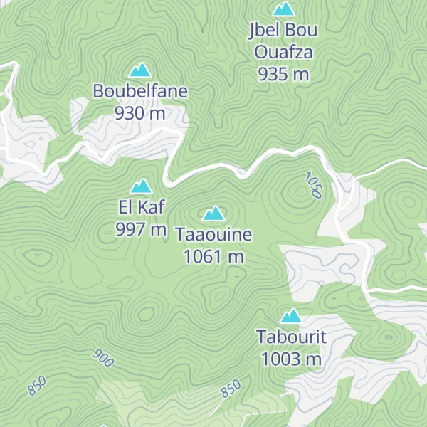 Map of Taaouine