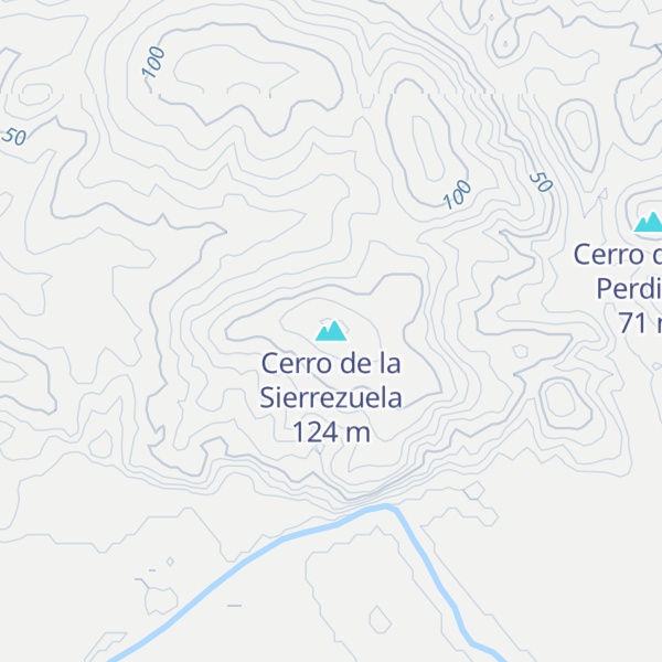 Map of Cerro de la Sierrezuela
